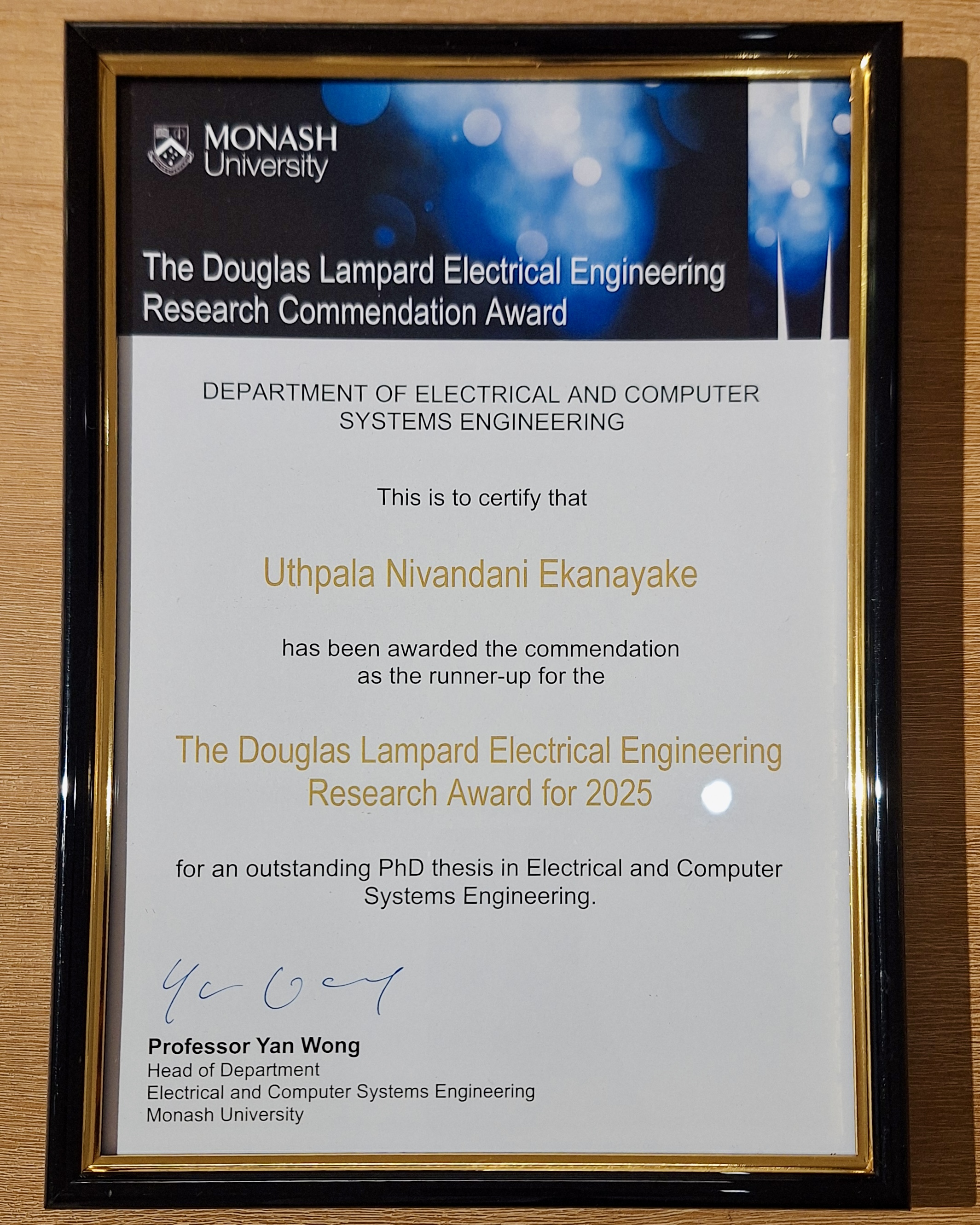 Award Photo